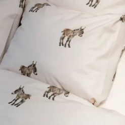 Snurk Dekbedovertrek - Donkeys - 140x200/220 cm - Inclusief 1 Kussensloop