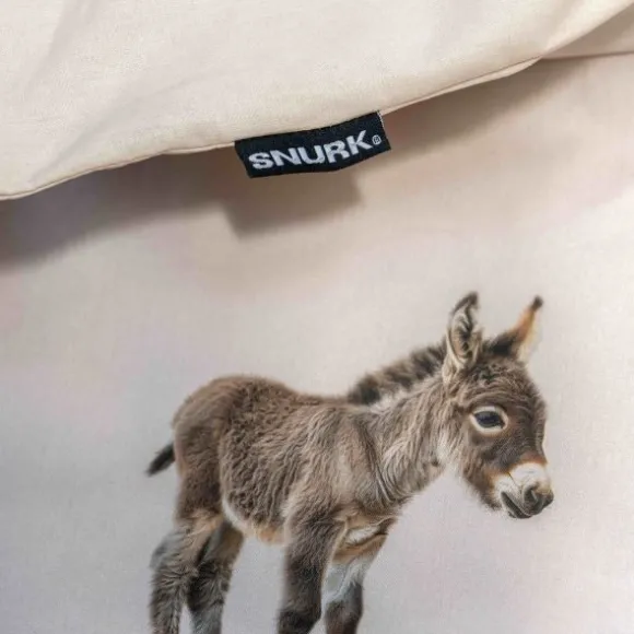 Snurk Dekbedovertrek - Donkeys - 140x200/220 cm - Inclusief 1 Kussensloop