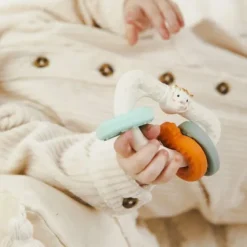 Sophie de Giraf Sleutel Bijtring in Geschenkdoosje - Beige