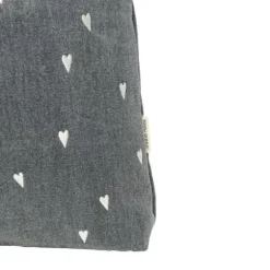 Studio Noos Mom Bag - Denim Grey Hearts