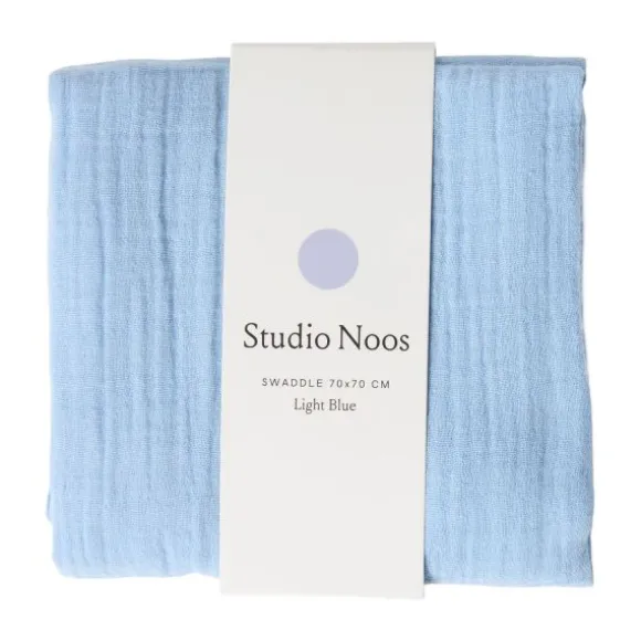 Studio Noos Swaddle - Light Blue - 70x70 cm
