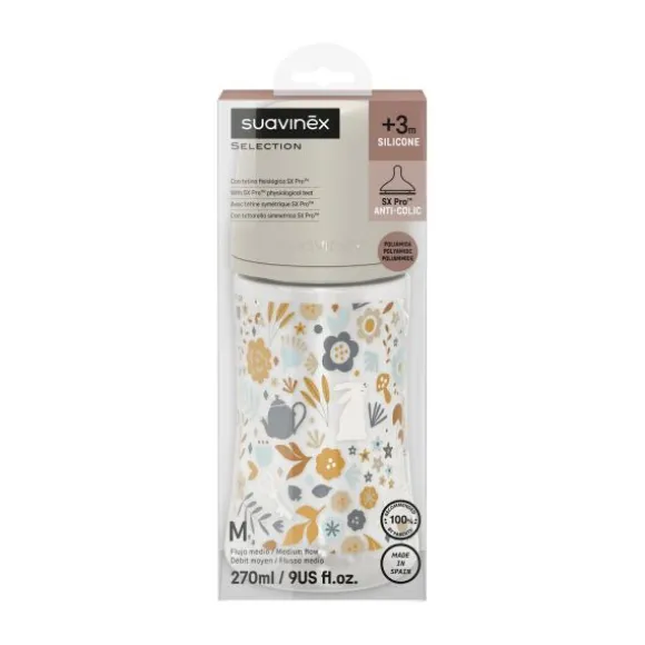 Suavinex SX Pro Flesspenen Symmetrisch - Slow Flow - 2 Stuks - Silicone