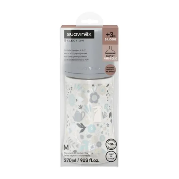Suavinex SX Pro Flesspenen Symmetrisch - Slow Flow - 2 Stuks - Silicone