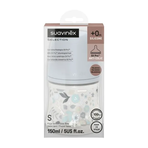 Suavinex SX Pro Flesspenen Symmetrisch - Slow Flow - 2 Stuks - Silicone
