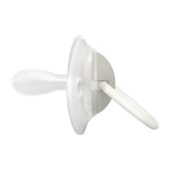 Suavinex Wild & Free SX Pro Fopspeen Symmetrisch - 0-6Mnd - 2 Stuks - Silicone - Grijs Glow In The Dark