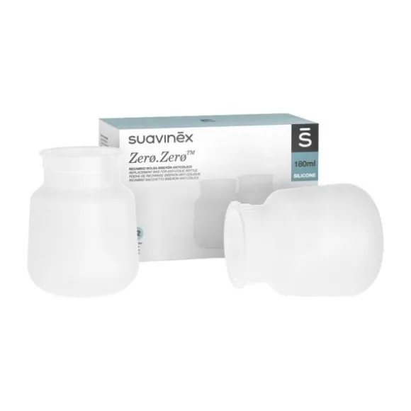 Suavinex Zero Zero Vervangende Anti-Koliek Fles Zakjes - 180ml