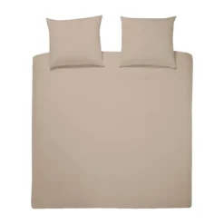 Town & Country Lugano Wafel Dekbedovertrek Zand 200 x 220 cm