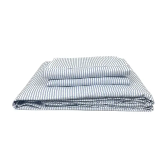 Town & Country Newport Dekbedovertrek - 200 x 220 cm - Stripe - Blue