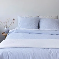 Town & Country Newport Dekbedovertrek - 200 x 220 cm - Stripe - Blue
