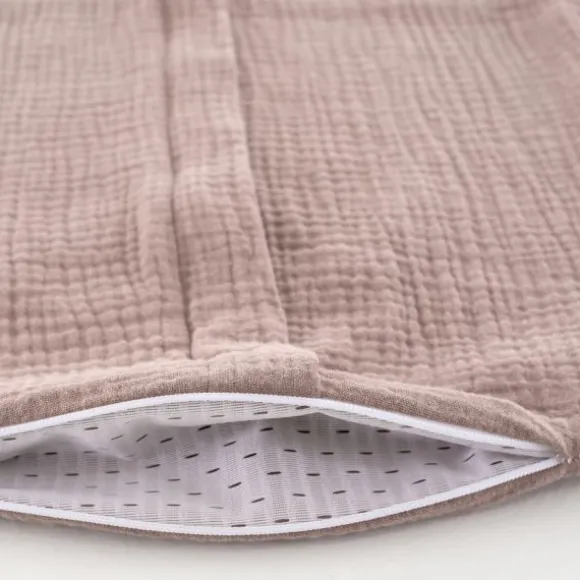 Träumeland Zomerslaapzak Liebmich - Cotton Muslin - Chestnut 60 cm