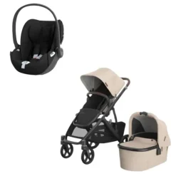 UPPAbaby VISTA V3 Kinderwagen 3-in-1 - Gwen | Cybex Cloud T Plus Autostoeltje