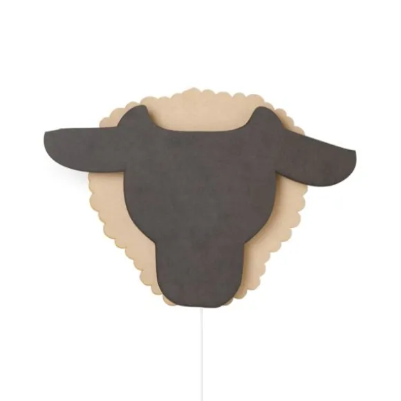 Van Tjalle en Jasper Schaap Muurlamp - Naturel / Black