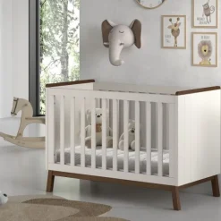Vipack Babybed - Sezane - 60 x 120 cm - Clay Walnoot
