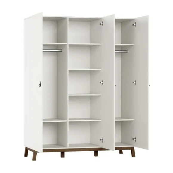Vipack 3-Deurskast - Sezane - Clay/Walnut