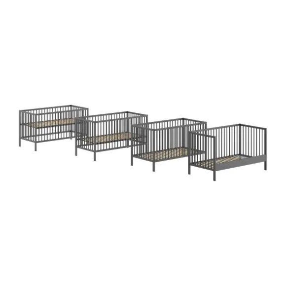 Vipack Dino Babybed - 70 x 140 cm - Antraciet