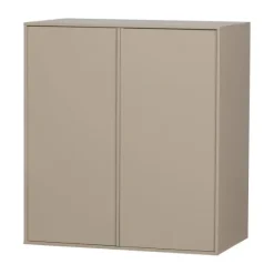 VT Wonen Daily Kast 2-Deurs - 110 x 100 cm - Dakargrau