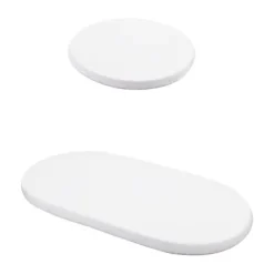 Waldin Hoeslakenset Ovaal - 7-in-1 Ledikant - Wit