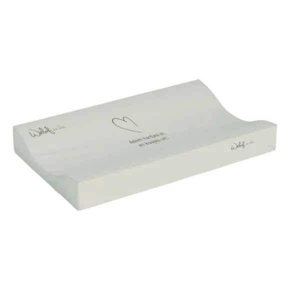 Witlof for Kids Aankleedkussen - Hart - Taupe