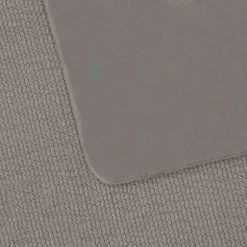 Witlof for kids Waves Tuck-Inn ledikantdeken - 60 x 120 cm - Warm Grey.