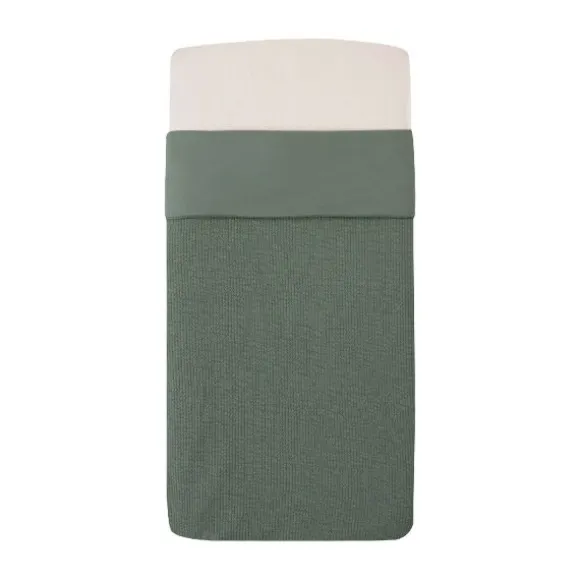 Witlof For Kids Waves Tuck-Inn Ledikantdeken - Forest Green