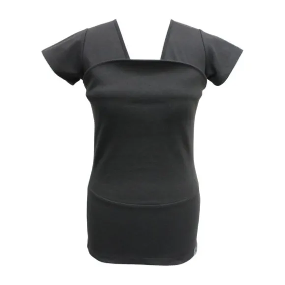 Womboo Buidelshirt - Vrouw - Maat S - Zwart