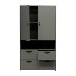 Woood Stage Kledingkast Soap Green 2-Deurs